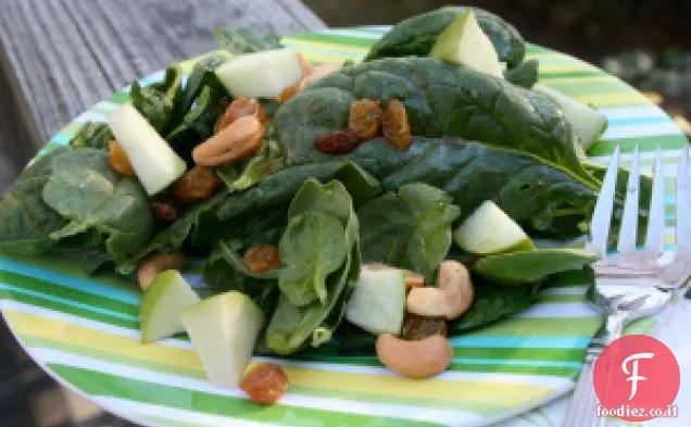 Insalata di spinaci e mele