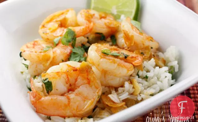 Gamberetti all'aglio