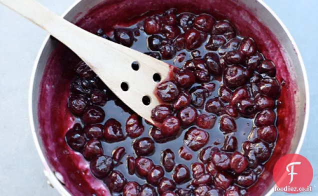 Ciliegie in sciroppo di vino rosso
