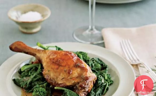 Pinot-Anatra brasata con verdure speziate