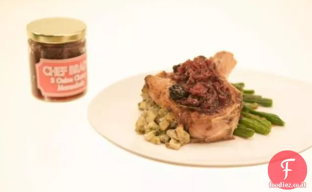 Marmellata di ciliegie a tre cipolle