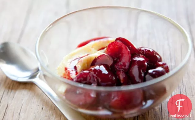 Composta di Ciliegie con Mascarpone