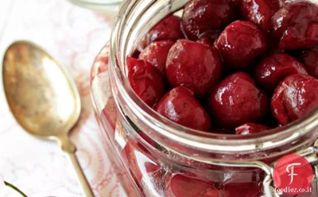 Ripieno di torta di ciliegie fatta in casa