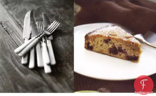 Torta di ciliegie alle mandorle