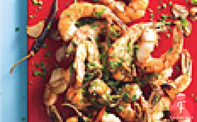 Cile-Gamberetti all'aglio