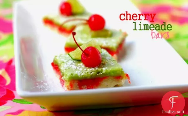 Barrette di limeade di ciliegie