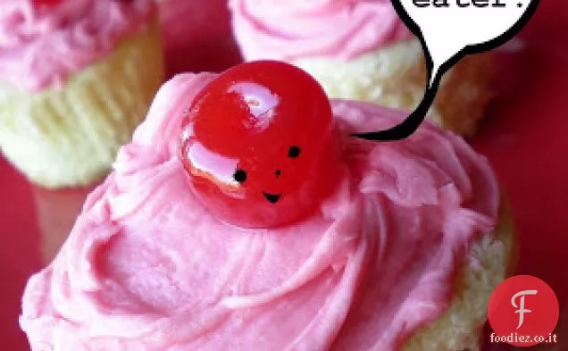 Cupcakes Patch di ciliegia rosa del nonno