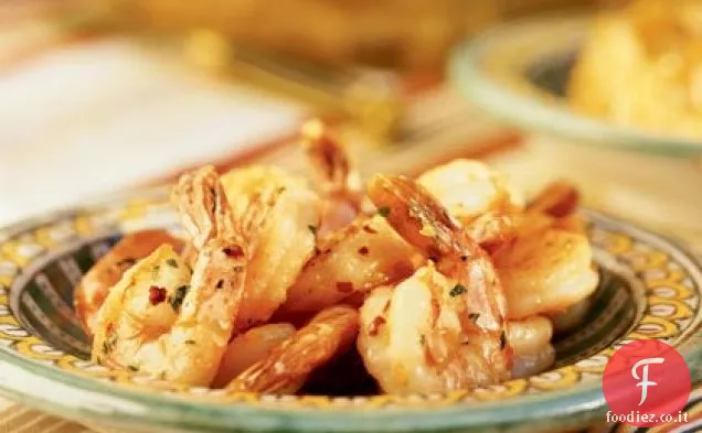 Gamberetti all'aglio