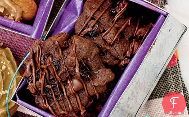 Biscotti al cioccolato e ciliegie dell'Oregon