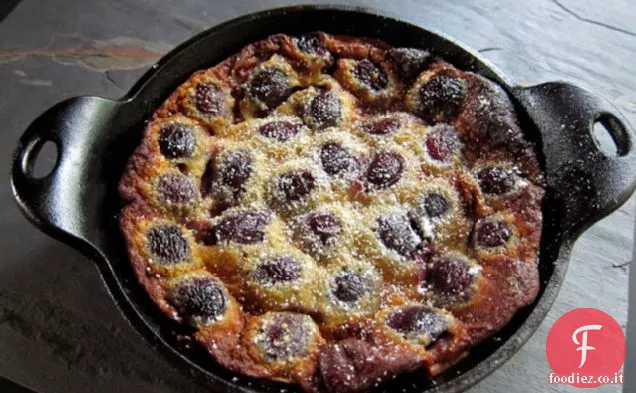 Boozy Cherry Clafoutis per due