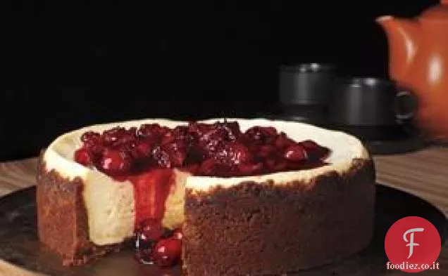 Cheesecake alla ciliegia al Gingersnap
