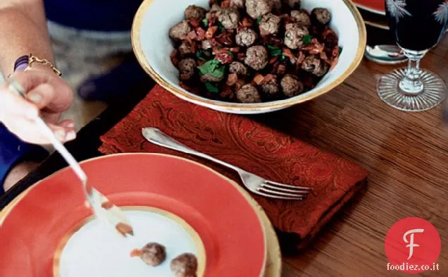 Polpette di agnello in salsa di amarena