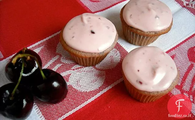 Mini Cupcakes alla ciliegia