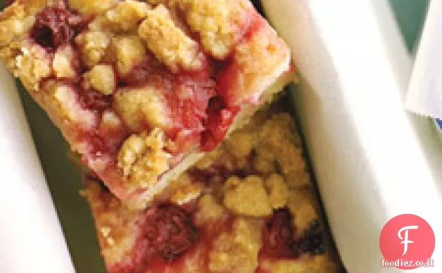 Torte di briciole di ciliegie acide