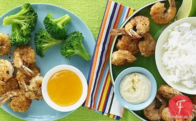Gamberetti croccanti al cocco