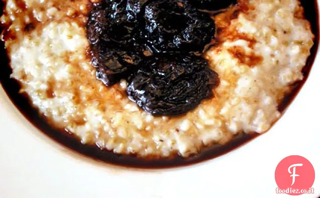 Prugne stufate nel vino di porto