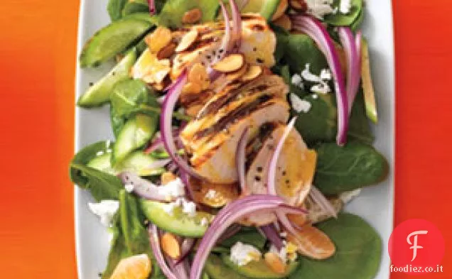 Insalata di agrumi di pollo alla griglia