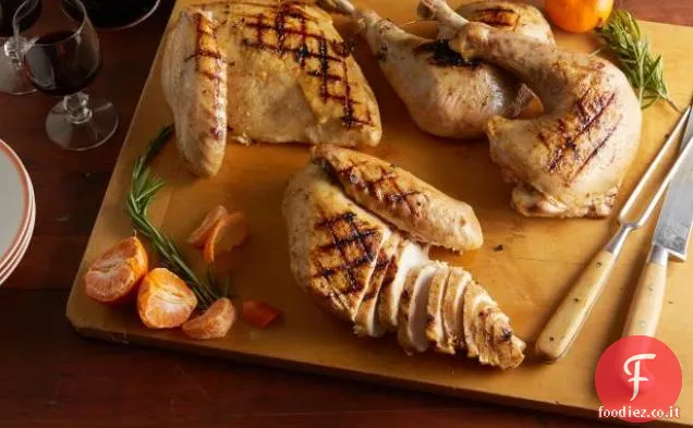 Tacchino alla griglia marinato agli agrumi