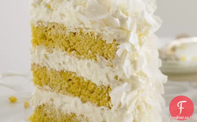Torta di mousse di cocco fresco