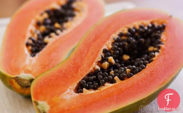 Muffin al cocco di papaya a basso contenuto di grassi