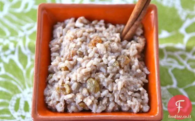 Budino di riso Chai al cocco
