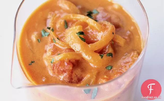 Salsa di pomodoro al curry al cocco