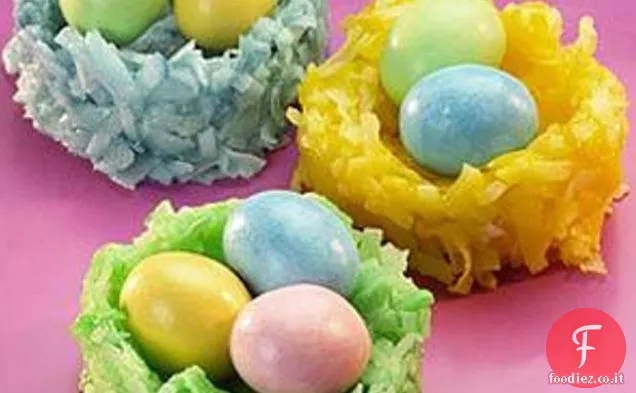 Nidi di Marshmallow di cocco