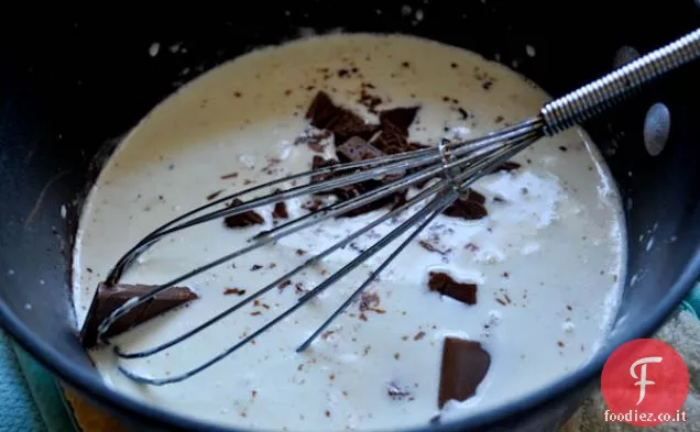 Barrette di crostata al cioccolato e cocco