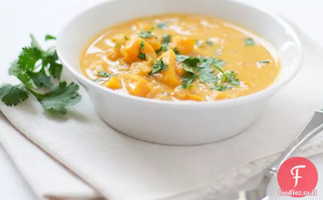 Zucca al burro e curry al cocco