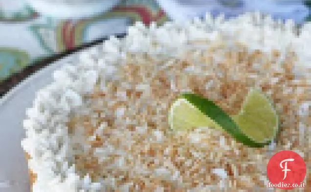 Cheesecake al lime e cocco