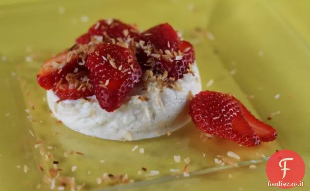 Ricotta di Baccello di Vaniglia con Cocco tostato