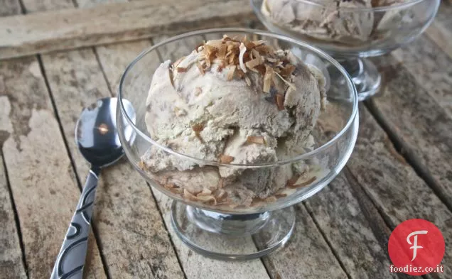 Gelato al cocco tostato