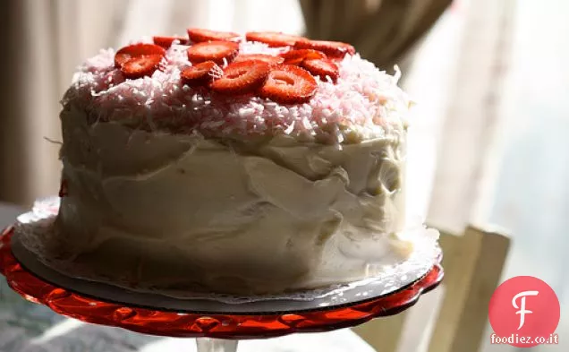 Torta di fragole in stile meridionale