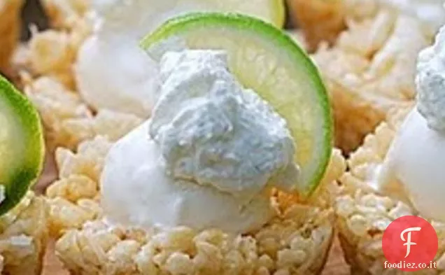 Coconut Lime Riso Krispies Refrigeratori