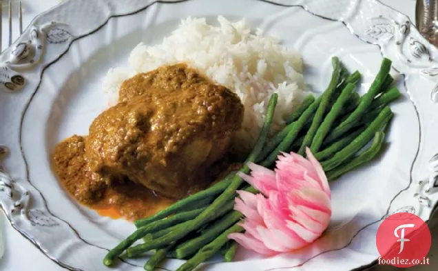 Pollo al curry al cocco Rendang