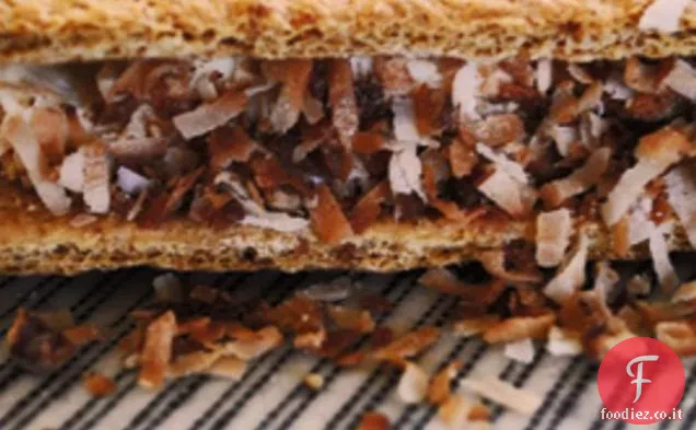 Panini al gelato al cocco tostati