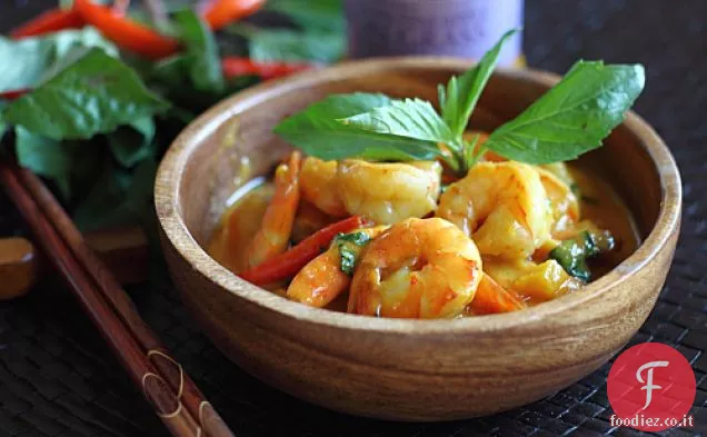 Gamberetti cambogiani alla citronella