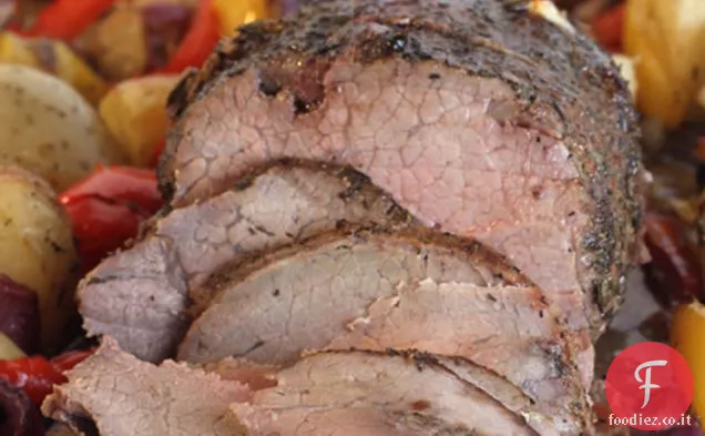 Roast Beef con Salsa al caffè Porcini