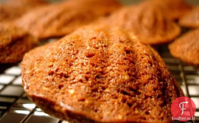 Madeleine al Cioccolato Con Mandorle Tostate e Caffè