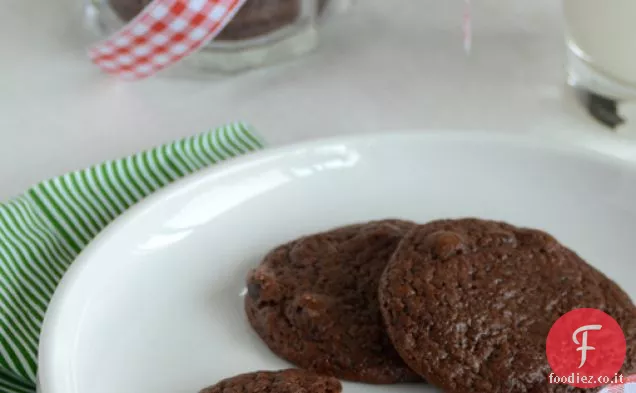 Biscotti al chicco di caffè al cioccolato