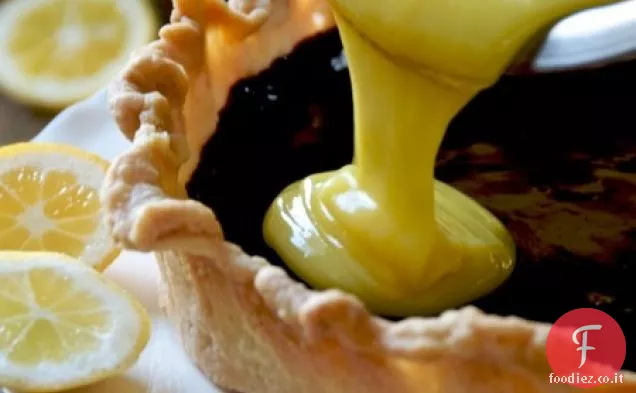 Torta al limone Meyer con Ganache Espresso