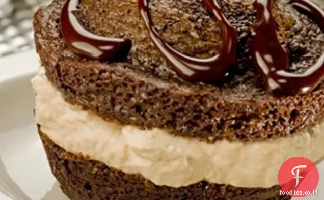 Mini torte piene di caffè espresso