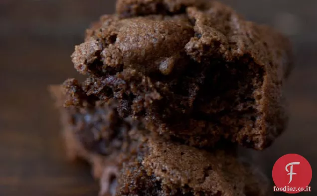 Ricetta del biscotto del fagiolo del caffè espresso del cioccolato triplo