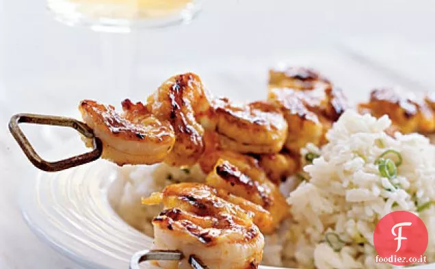 Gamberi al curry-Mango