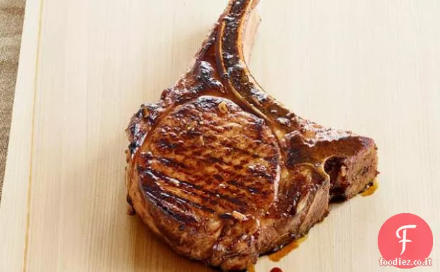 Braciole di maiale di melassa e caffè di Alton Brown