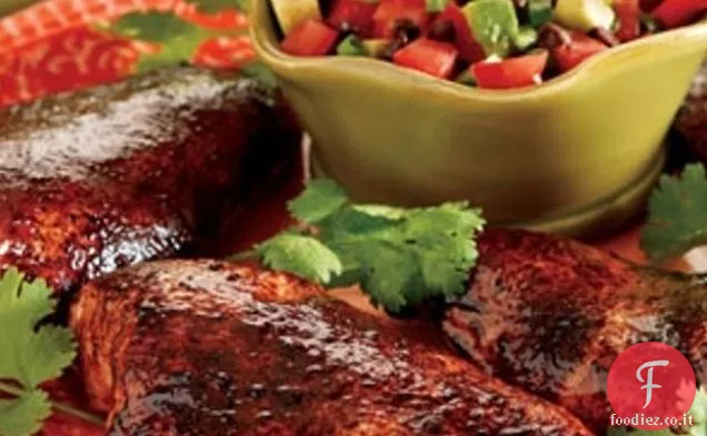 Pollo speziato al cacao e caffè con Salsa Talpa