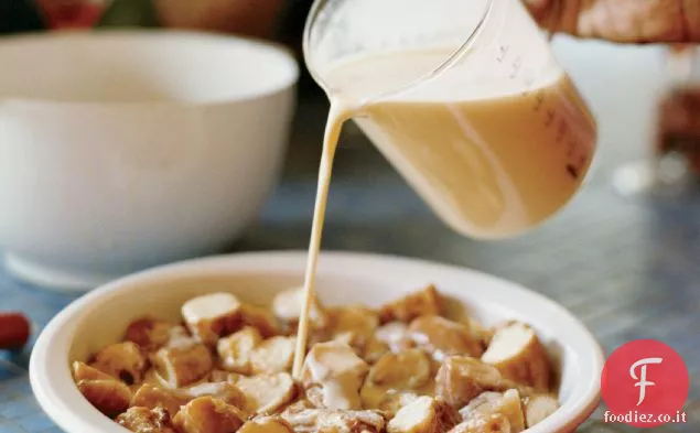 Budino di pane Krispy Kreme con panna montata Espresso
