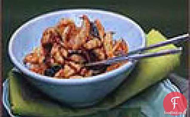 Gamberetti piccanti con Basilico