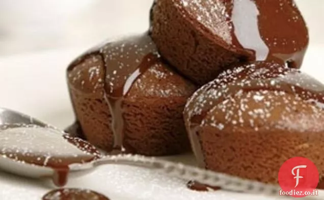 Tazze di brownie glassate Moka