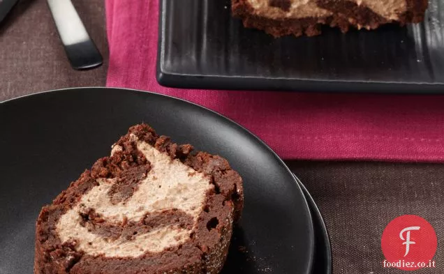 Dolce amaro Moka-Rotolo di noci pecan